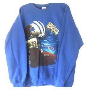 Detroit Lions Classic 90s XL Sweatshirt Nutmeg